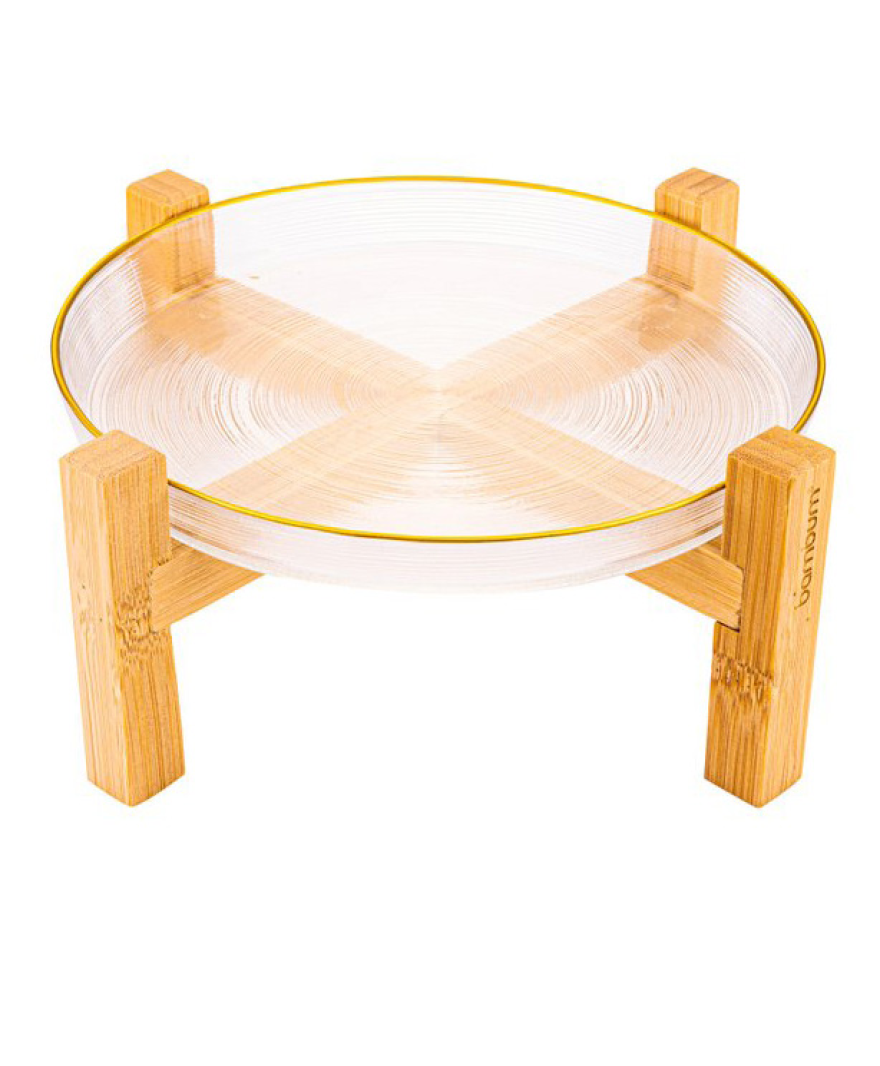 Asti Ayaklı Sunum Yaldızlı 21 cm resmi