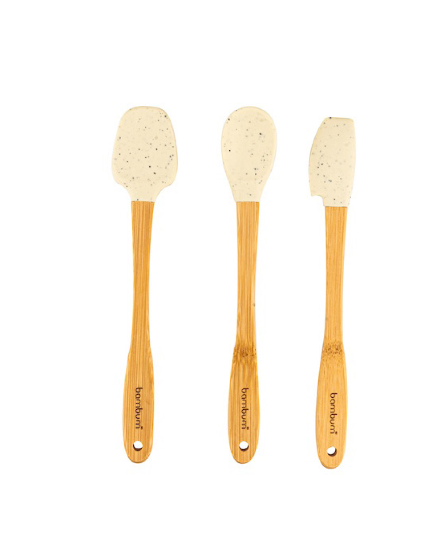 Zolly 3’lü Spatula Seti Beyaz resmi