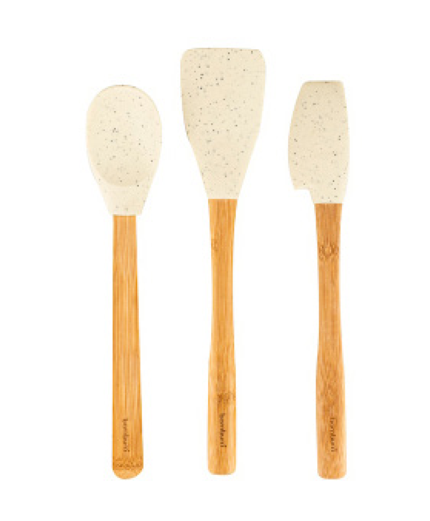 Zolly 3’lü Spatula Seti Beyaz resmi