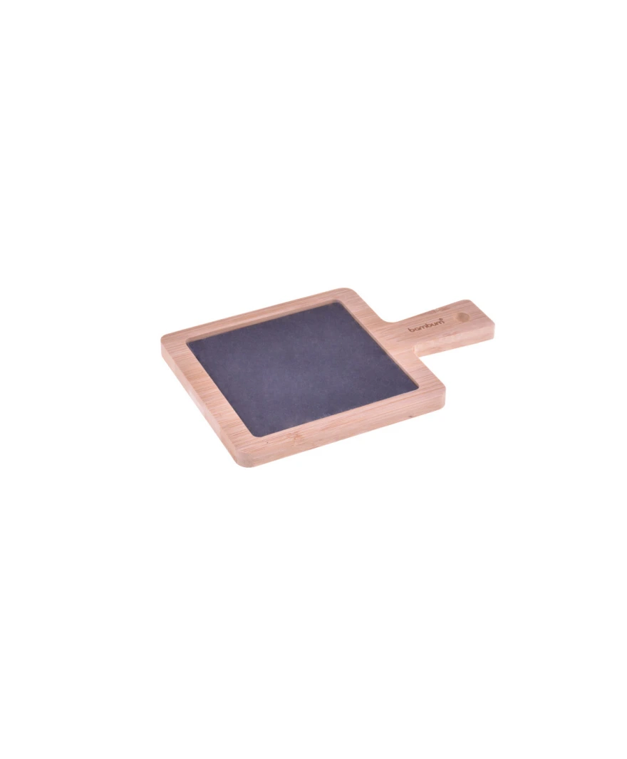 Lina Bambu Altlıklı Taş Servis Tabağı resmi