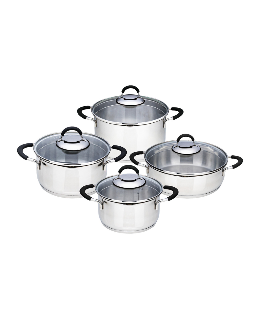 Stellar 8 Parça Çelik Tencere Seti resmi
