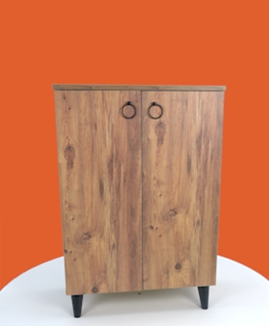 Modern Lüks Ahşap Ayakkabılık resmi