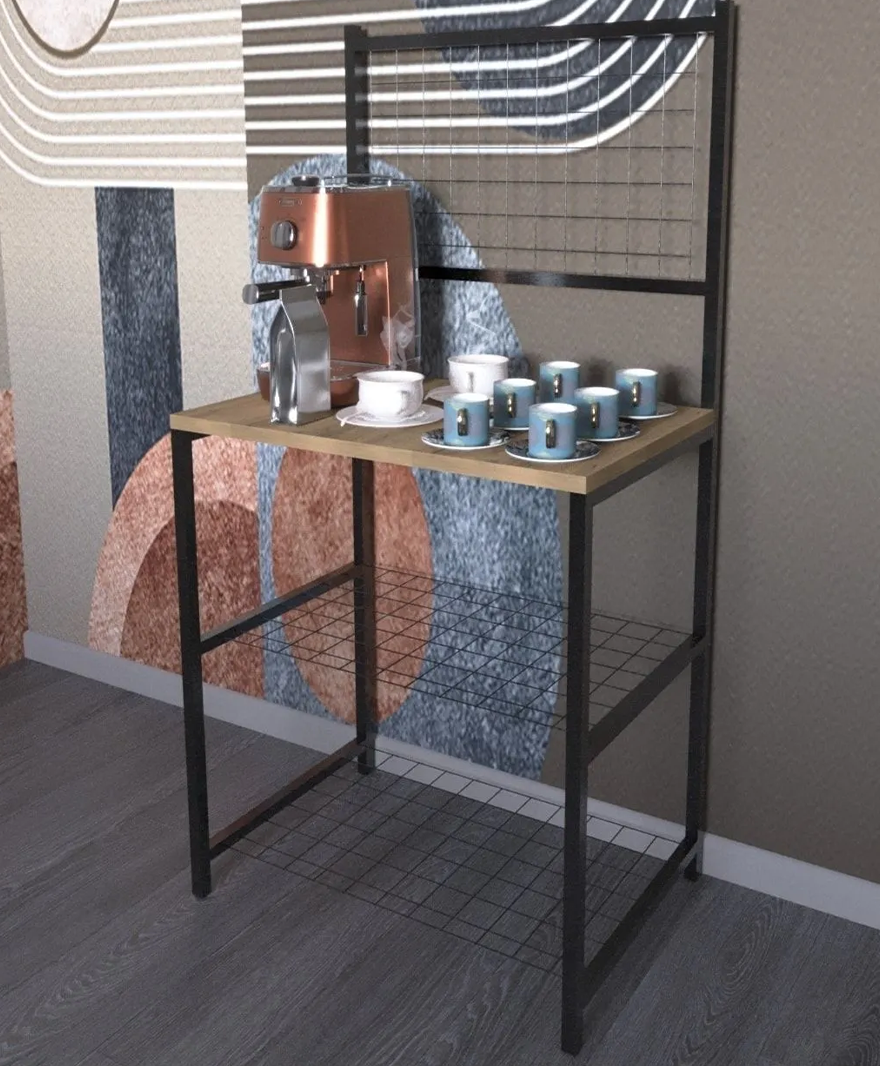 Metal Ahşap Kahve Köşesi Ve Bar Masası resmi