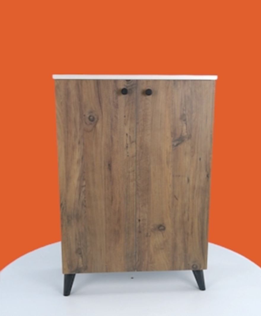 2 Raflı Ayakkabı Dolabı Antre Hol Çok Amaçlı Ayakkabılık resmi