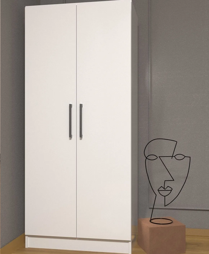 Iki Kapaklı Raflı Dolap resmi