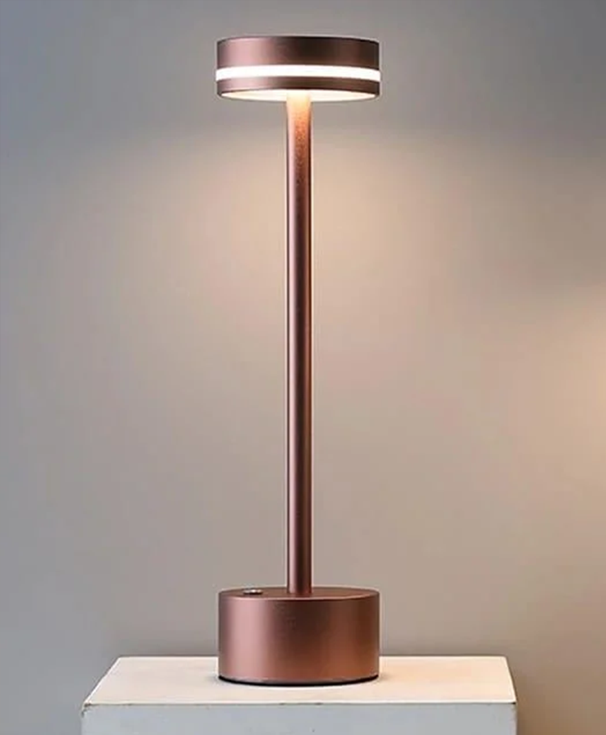 Forlife Dekoratif Şarjlı Led Masa Lambası Beyaz FL-8084 resmi