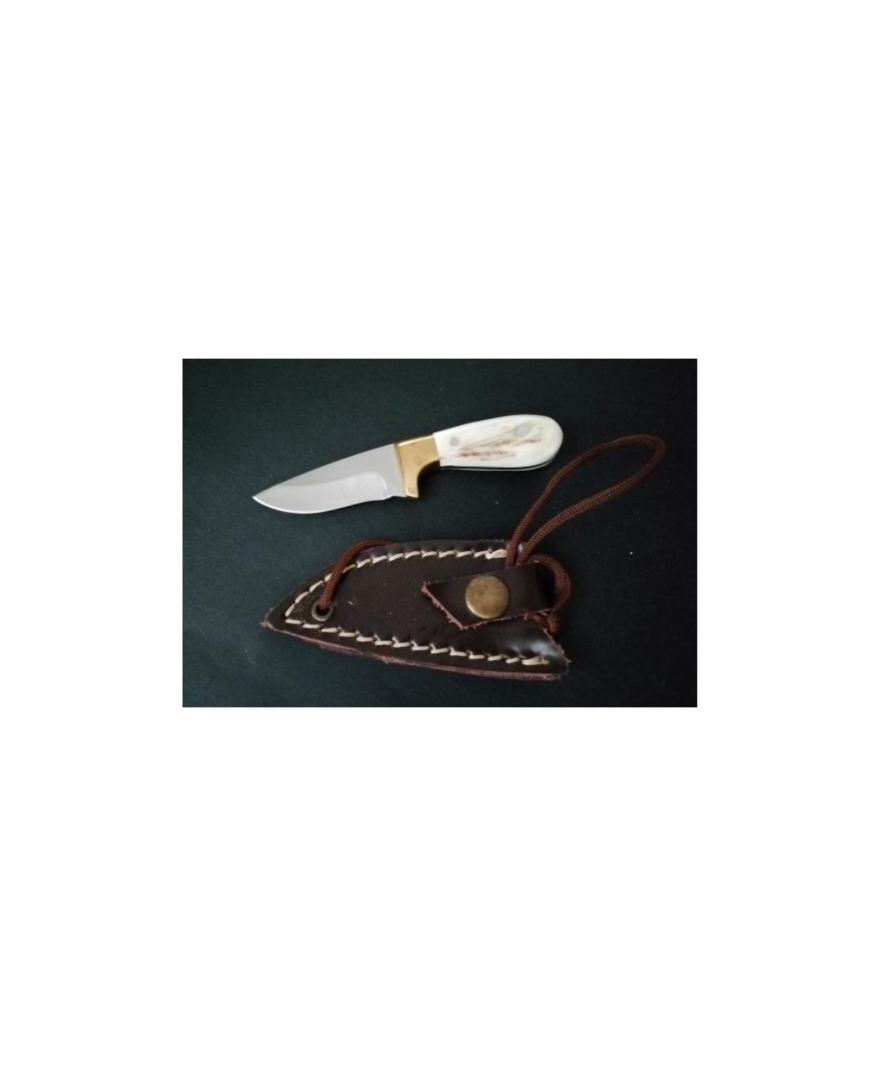 Geyik Boynuzu Kabzalı Mini kolye resmi