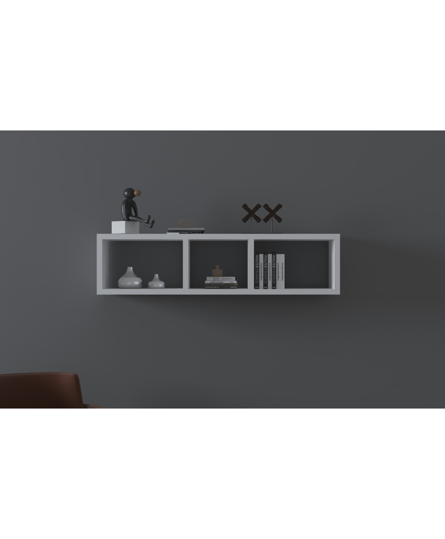 Beyaz Duvar Rafı resmi