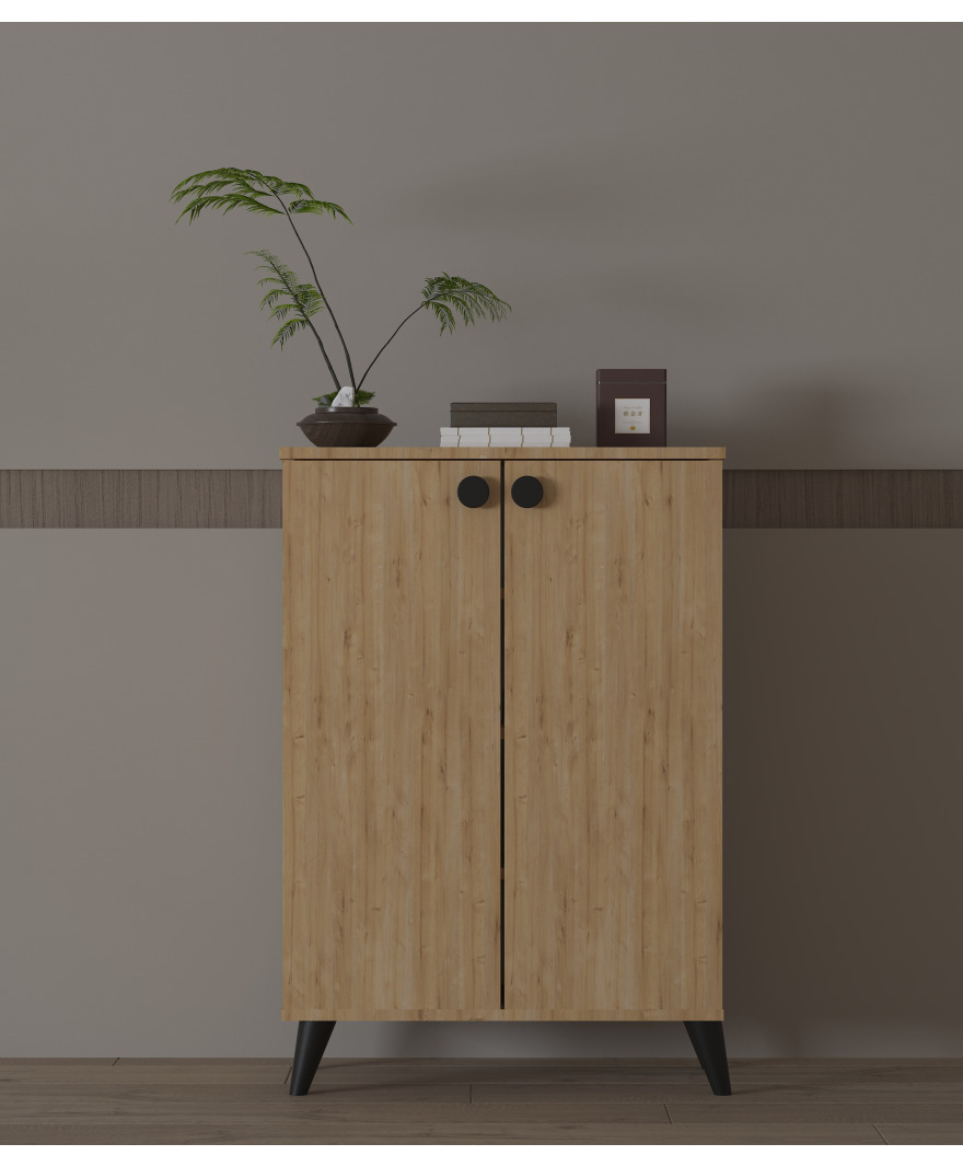 Safir Meşe 2 Kapaklı Ayakkabılık resmi