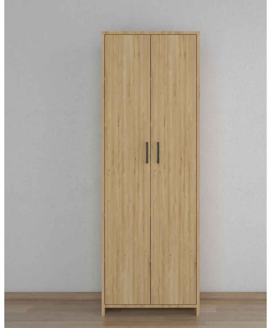 Safir Meşe 2 Kapaklı Raflı Çok Amaçlı Dolap resmi