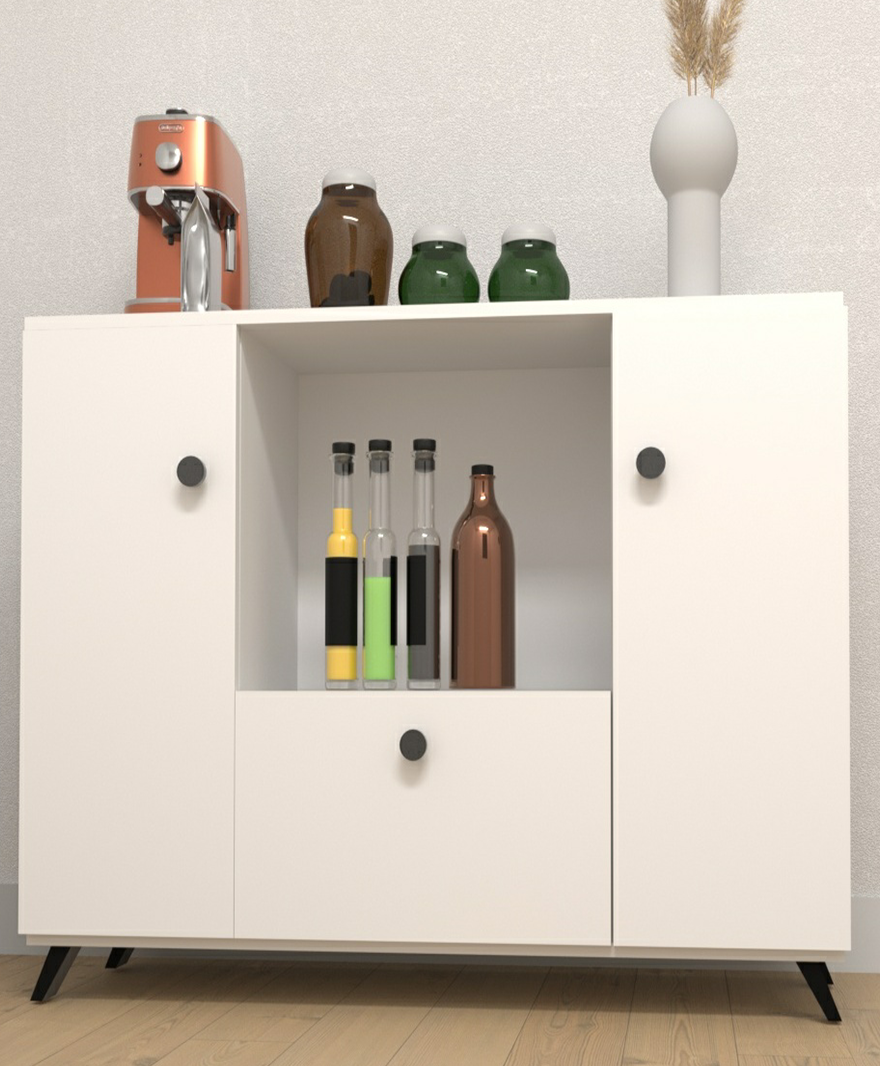 Dekoratif Mutfak Dolabı resmi