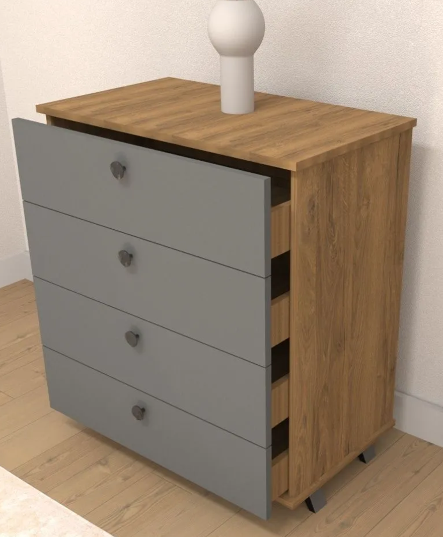 4 Çekmeceli Şifonyer resmi