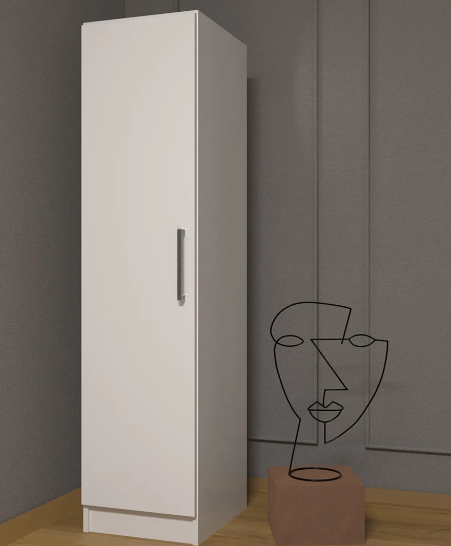 Tek Kapaklı Raflı Dolap resmi