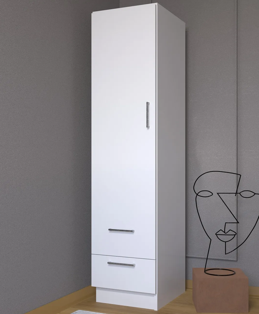 Tek Kapaklı İki Çekmeceli Dolap resmi