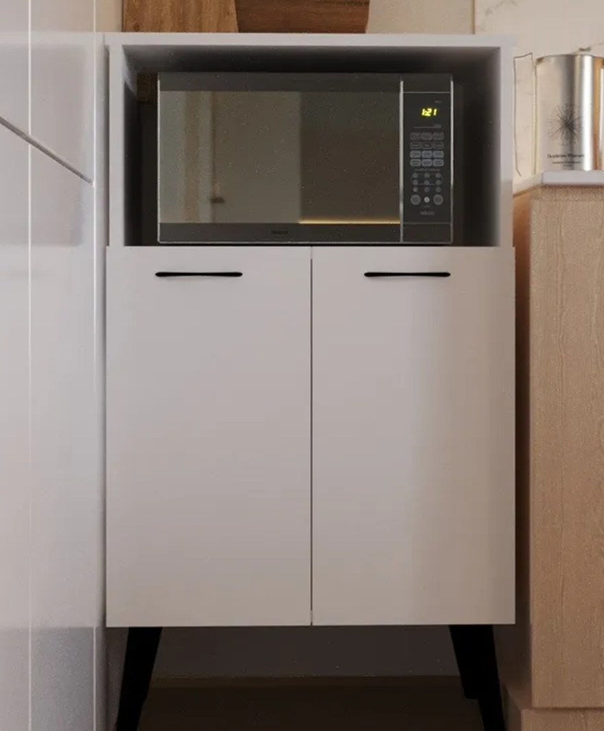 Çok Amaçlı Raflı Mutfak -MikroDalga Dolabı resmi