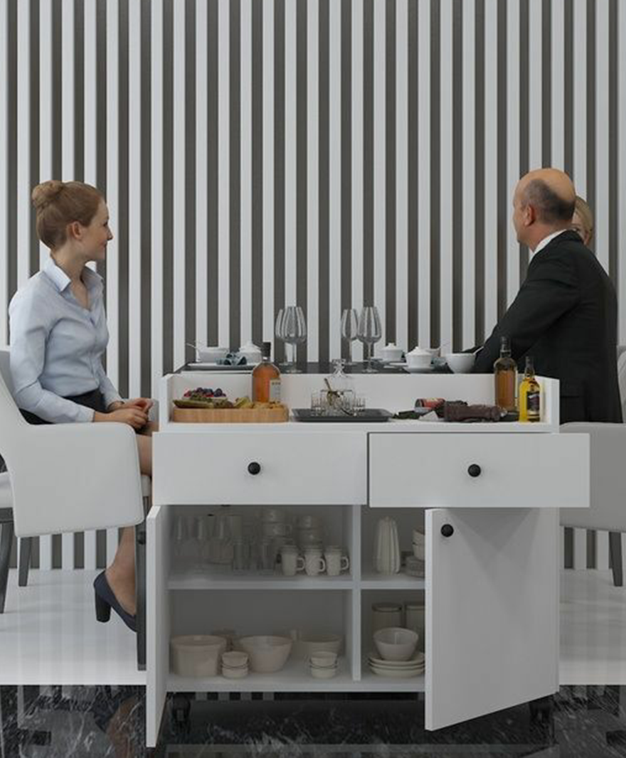 Beyaz Otel & Restaurant &Cafe Dekoratif Servant resmi