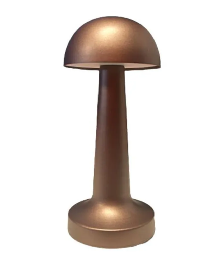 Forlife Dekoratif Şarjlı Led Masa Lambası Bronz FL-8080 resmi