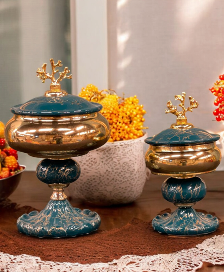 Mermer desenli şekerlik resmi