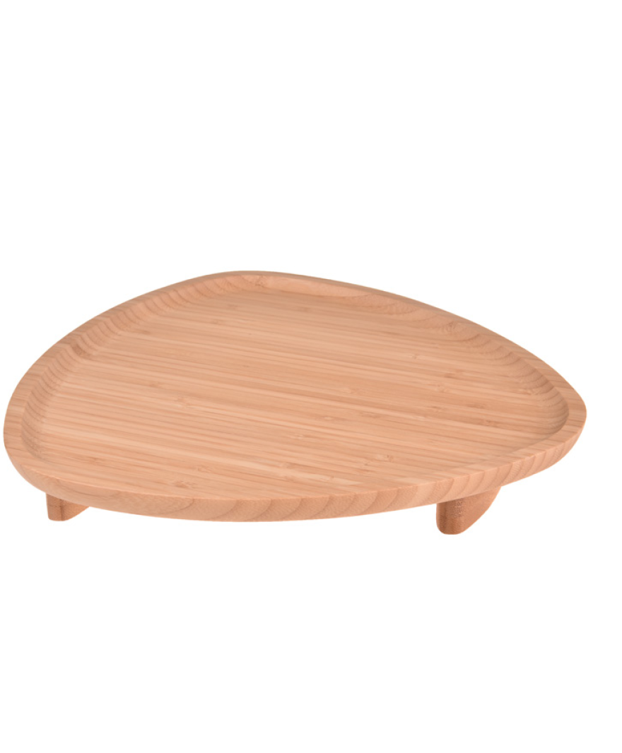 Tridius Ayaklı Üçgen Sunum Tepsisi  resmi